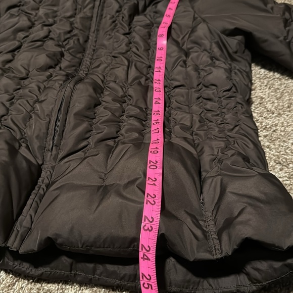 Apt 9 down-filled brown puffer coat w/removeable fur-lined hood (L) EUC! - Picture 9 of 13